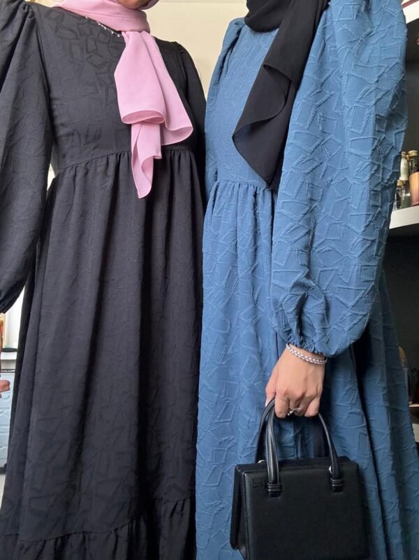sapphire and obsidian maxi dress